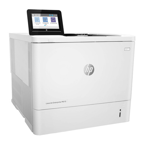 Impresora simple función HP LaserJet Enterprise M610dn con wifi blanca y gris 110V - 127V