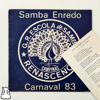 Ep Compacto Escola De Samba Renascença Carnaval 83 Vinil Enc