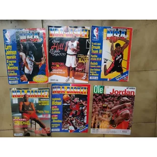 Set 20 Revistas De La Nba Años 90 Michael Jordan Y Otros