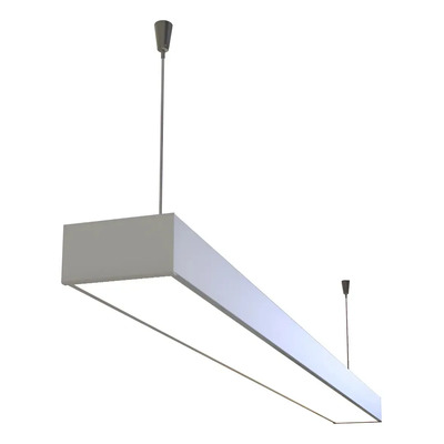 Colgante Led Line Blanco Cct Moderno Oficina Estudio 32w Cct