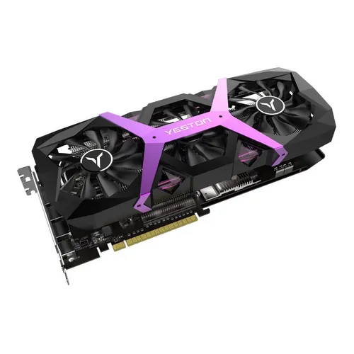 Placa de video AMD Yeston Radeon RX 500 Series RX 580 RX580 8G D5