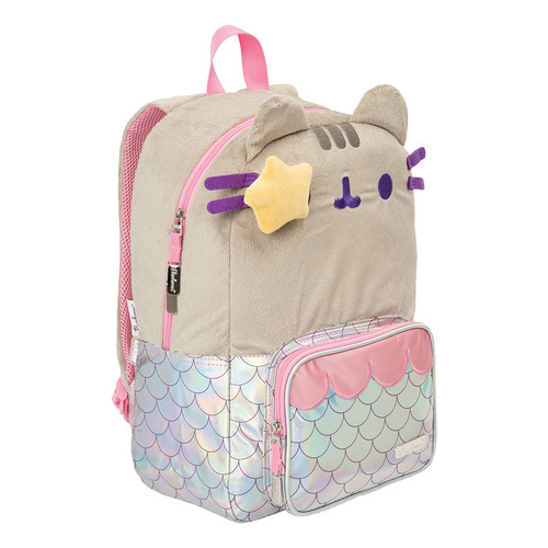 Mochila Gato Pusheen The Cat Sirena Mermaid Laptop Yadatex Color Rosa