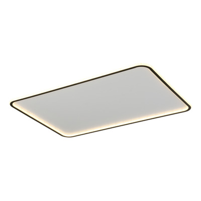 Plafon Led Moderno Borde Negro Rectangular L9132 90cm Mks 