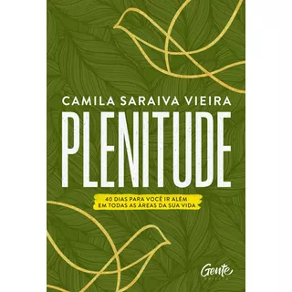 Livro Plenitude Camila Saraiva Vieira