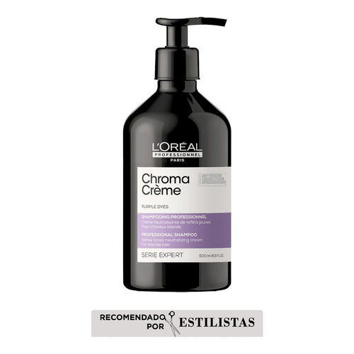 Shampoo Matizador Violeta Chroma Crème 500ml L'oréal Pro