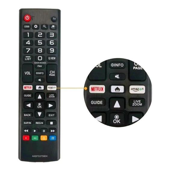 Control Remoto Universal Para LG Smart Tv Netflix