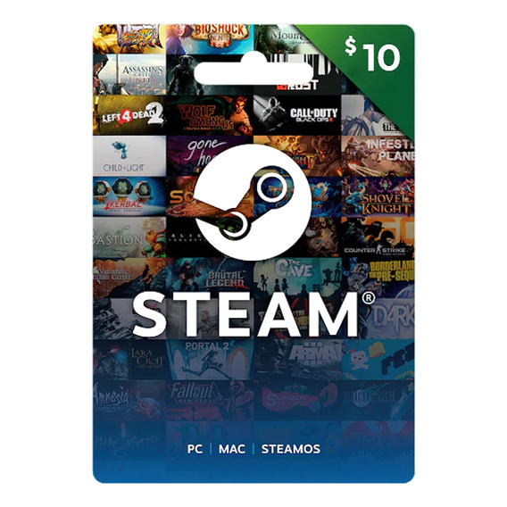 Saldo Steam Argentina 10 Usd Gift Card Entrega Rápida