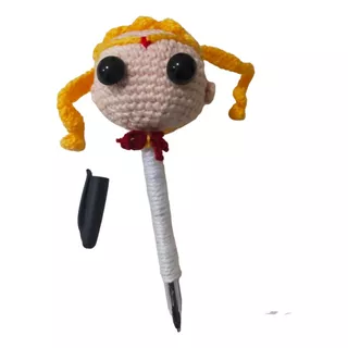 Bolígrafo Sailor Moon Crochet Tejido A Mano.