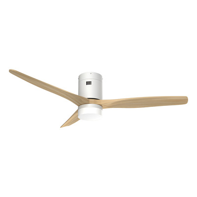 Ventilador De Techo Smart Wifi Aruba Blanco Natural C/ Luz