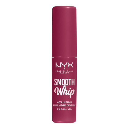 Labial Matte Cremoso Nyx Pm Smooth Whip Acabado Mate Color FUZZY SLIPPERS