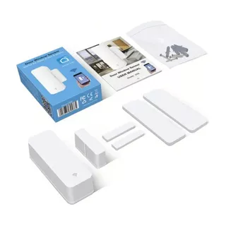 Alarma Sensor Para Puerta Wifi Magnetica Tuya Android Ios