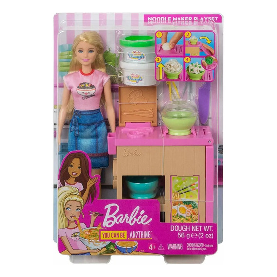 Barbie Muñeca Chef Con Accesorios Oficial Mattel +4 Años