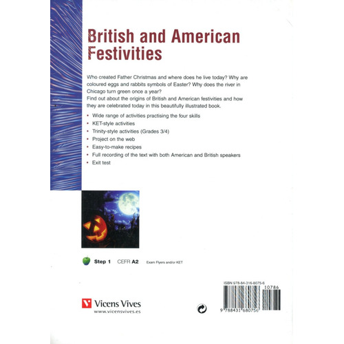 British And American Festivities - W/cd - Clemen Gina D.b