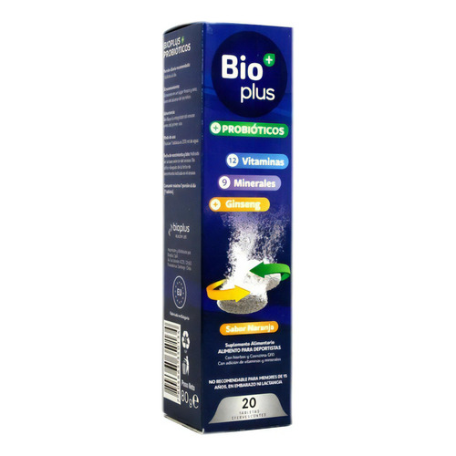 Bioplus Probioticos Multivitaminico Tab Efervescentes X 20 