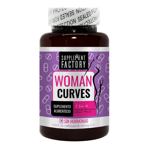 Woman Curves, Busto Y Gluteos, 60 Cápsulas, Calidad Premium