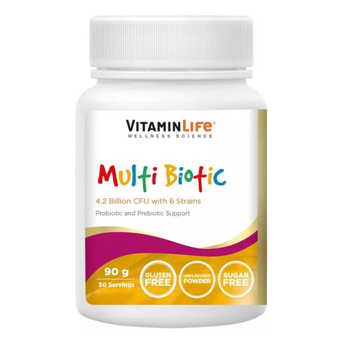 Multi Biotic / 6 Cepas / 4.2 Billones Ufc / Vitamin Life Sabor Sin sabor