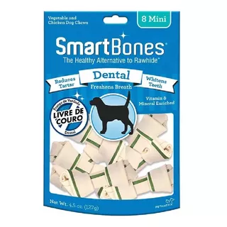 Ossinho Para Cães Smartbones Dental Mini 8 Unidades