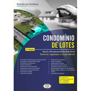 Condomínio De Lotes - 3a: Condomínio De Lotes - 3a, De Demétrius Emiliase. Editora Bh Editora, Capa Mole, Edição 3 Em Português, 2023