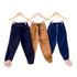 Calça Jogger Preta / Caramelo / Azul Marinho