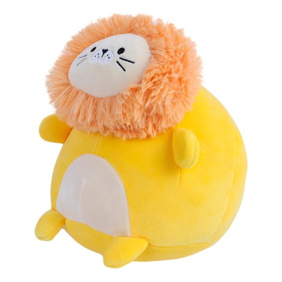 Miniso Peluche Leoncito Felpa Amarillo 22x24 Cm