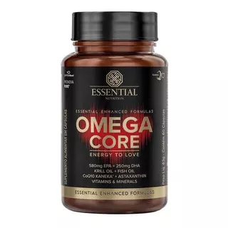 Ômega Core Energy Coq10 60 Caps - Essential Nutrition