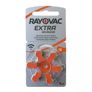 Pila 13 Boton Audifono Rayovac Pack X6