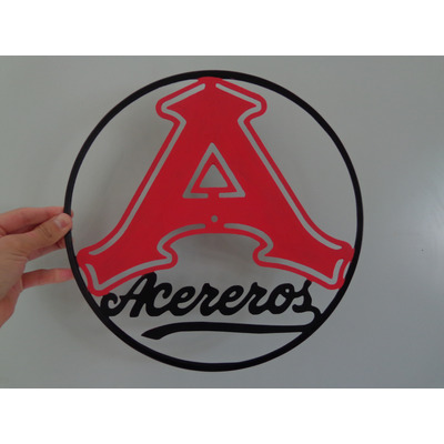 Reloj En Disco De Vinilo Lp / Acereros Monclova, Baseball