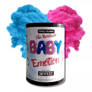 Fumaça Chá Revelação Baby Emotion Skyfest Lata Grande