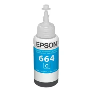 Tinta Epson T664 Original L355 L380 L395 L495 L1300 664