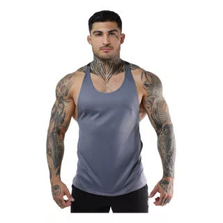 Playera Olimpica Tank Top Deportiva Bata De Hombre Fenix Fit