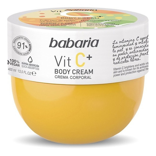 Babaria Body Cream Vit C - Ml A $78