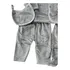 Conjunto Plush Bebé 5 Piezas 0a3 Meses Gris 0 A 3 Meses