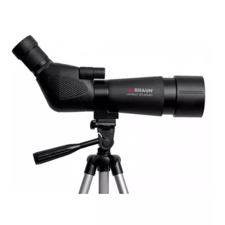 Telescopio Terrestre Catalejo Braun Zoom 20-60x60 + Tripode + Funda *