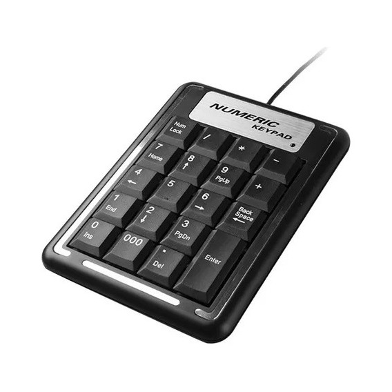 Teclado Numerico Para Portatil O Pc Usb Cable Alambrico