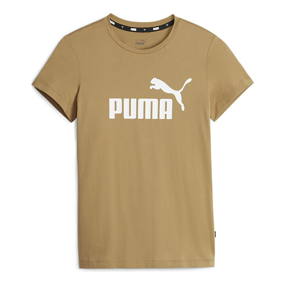 Camisa Puma Ess Logo Tee (s) W  Mujer -café