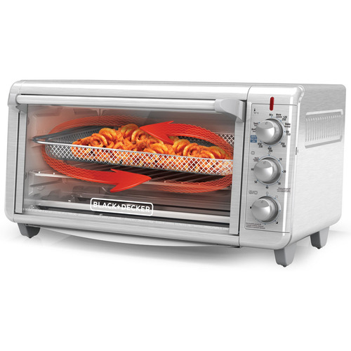 Horno de mesa eléctrico Black+Decker TO3265XSS-LA 30L plata 120V