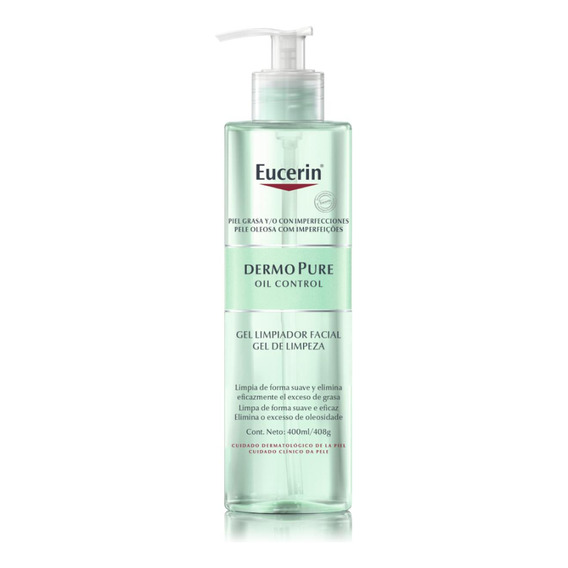 Gel Limpiador Facial Eucerin Dermopure Oil Control 400ml