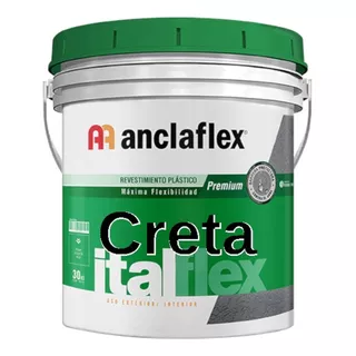 Anclaflex Italflex Creta Revestimiento Texturado Medio 30kg