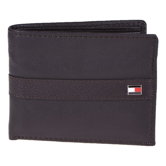 Tommy Hilfiger 31TLE4X033-002STL cartera hombre cuero sintético color negro