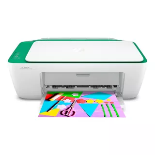 Impresora A Color Multifunción Hp Deskjet Ink Advantage 2375 Blanca Y Verde 200v - 240v