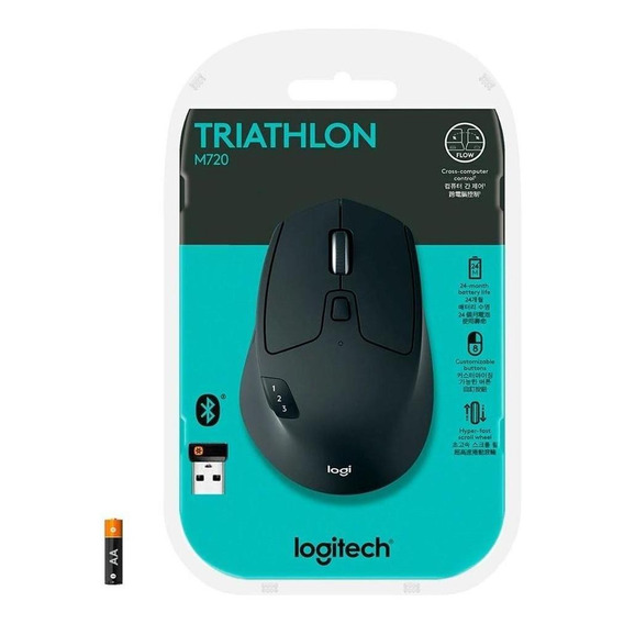 Mouse Logitech Wireless M720 Triathlon Black