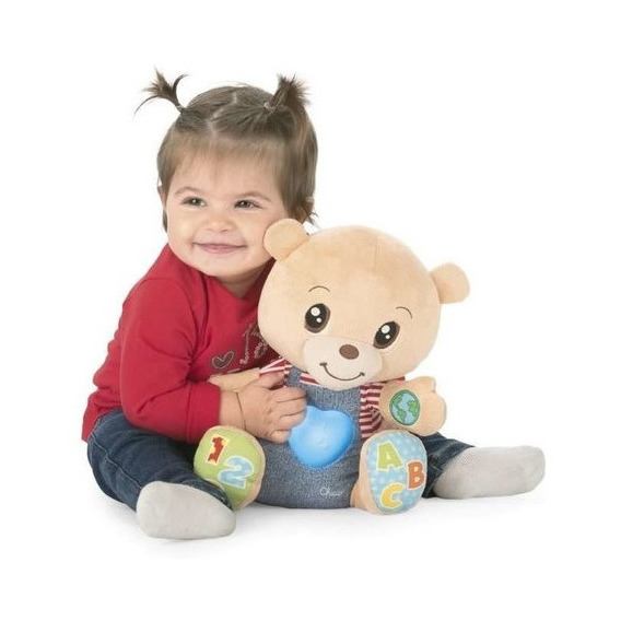 Oso Teddy Interactivo Bilingüe Luz Y Canciones Chicco