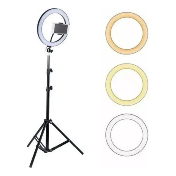 Anillo Aro Luz Led Fotografía 26 Cm + Trípode Ajustable Estr