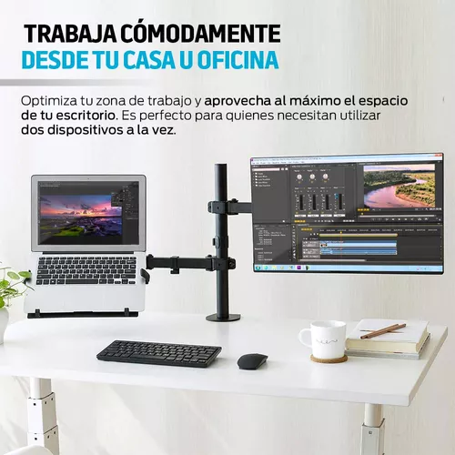 Soporte de Monitor portátil de aleación, montaje Vesa ajustable para 13,3,  14, 15,6, 17