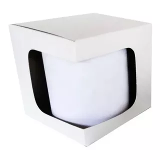 50 Cajas Para Tazas 11 Oz. Con Ventana.