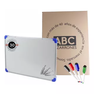 Pizarrón Pintarron Blanco Azul De  60x120cm Envío Gratis 