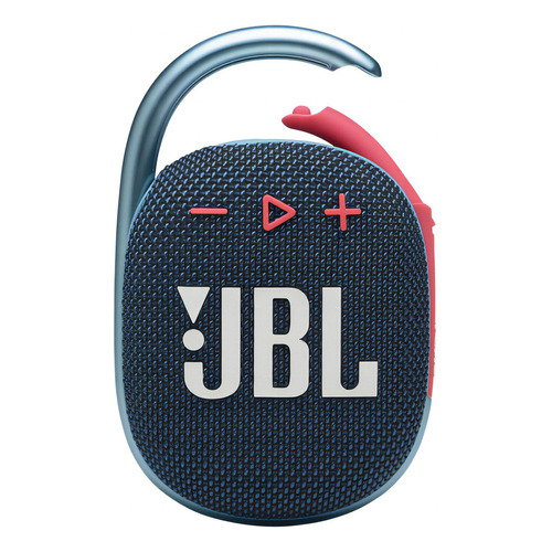 Bocina JBL Clip 4 JBLCLIP4 portátil con bluetooth waterproof blue y pink 
