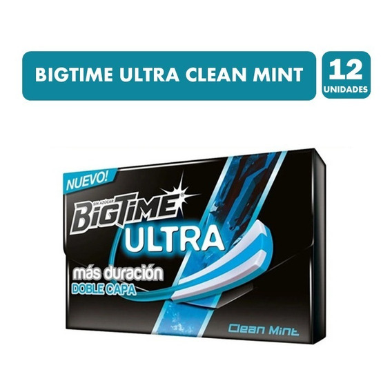 Display Bigtime Ultra Clean Mint (display De 12 Unidades)