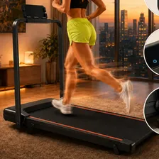Esteira Elétrica Ergométrica Dobravel e Inclinação com Controle Remoto para Treinos Fitness, Corridas e Caminhadas Residencial até 100kg - Bivolt 110/220v - APFER