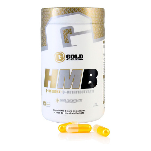 Hmb X 60 Caps (30 Servicios) - Gold Nutrition - Sabor Sin sabor